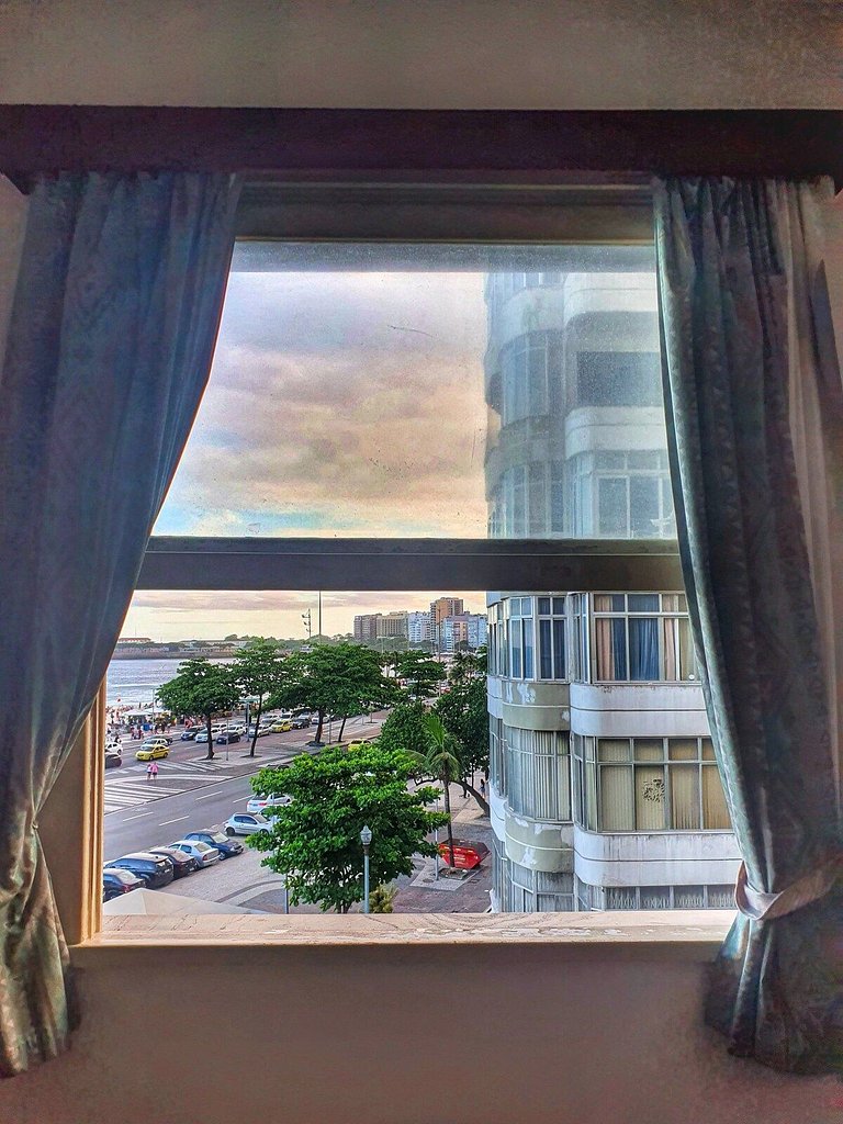 Apto com vista de Copacabana