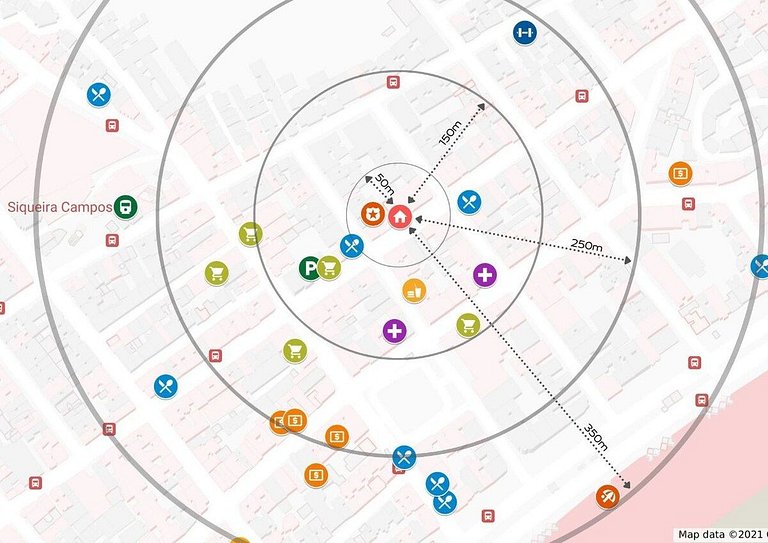 Apto completo no coração de Copacabana