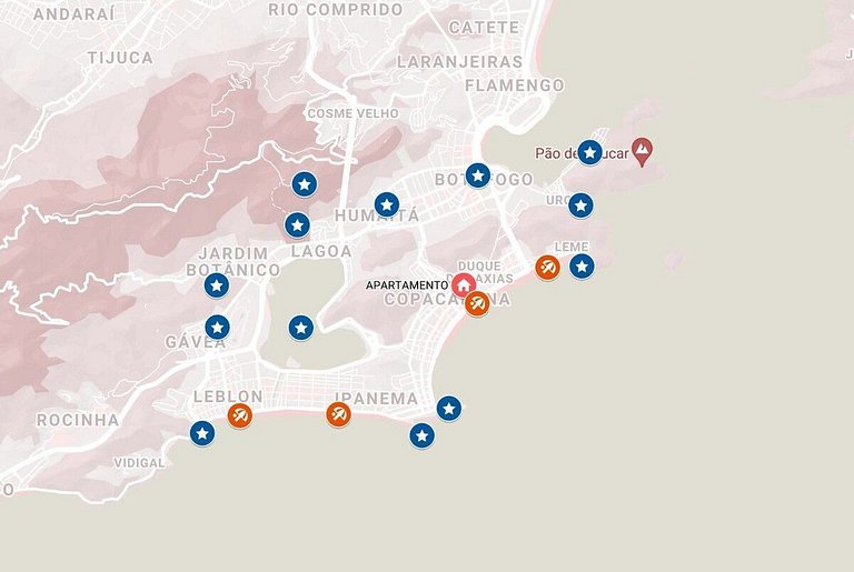 Apto completo no coração de Copacabana