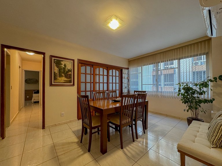 Apartamento lindo e amplo no Leblon