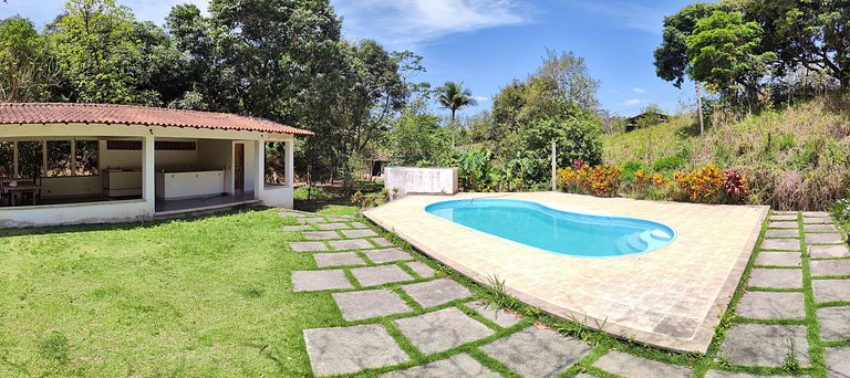 Casa de Campo Com Piscina e Churrasqueira