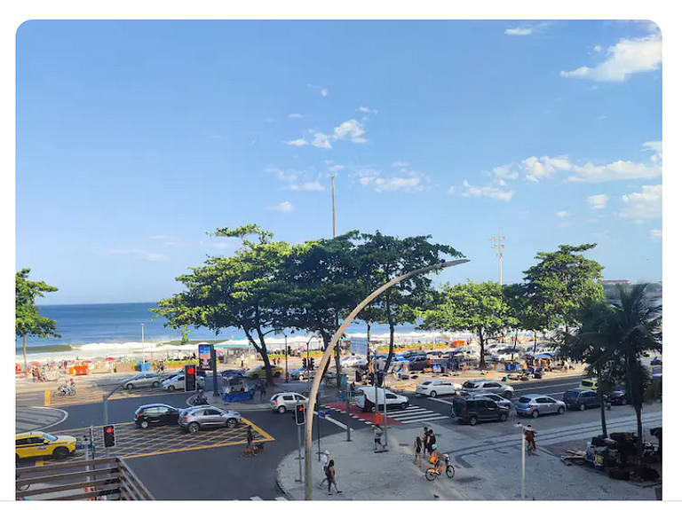 Apartamento incrível de frente para o mar em Copacabana!