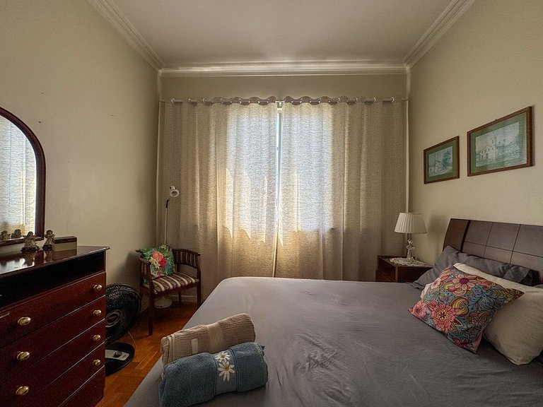 Apartamento completo perto da Praia de Copacabana