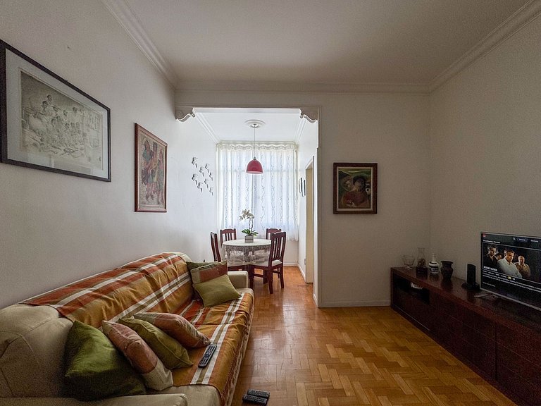 Apartamento completo perto da Praia de Copacabana