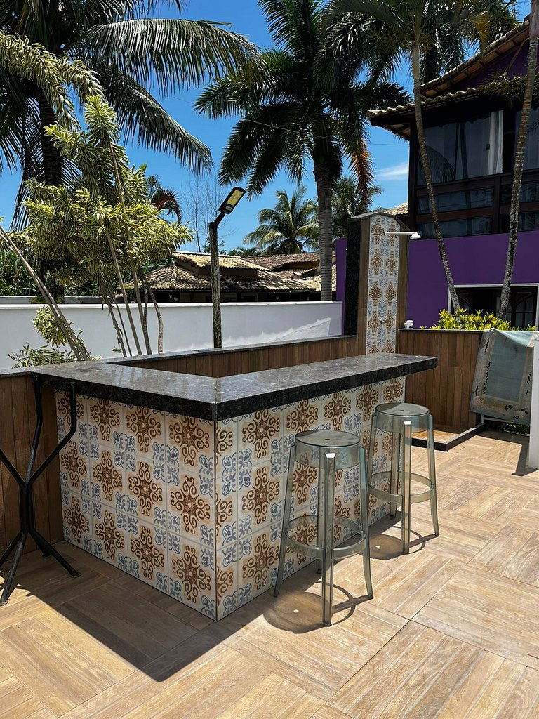 Casa duplex c/ praia particular.