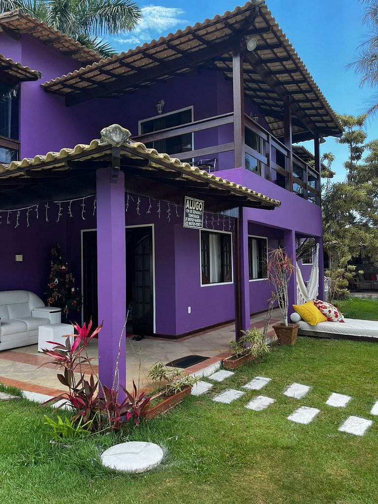 Casa duplex c/ praia particular.