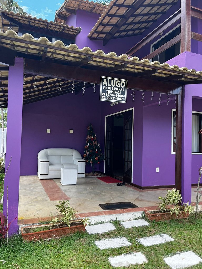 Casa duplex c/ praia particular.