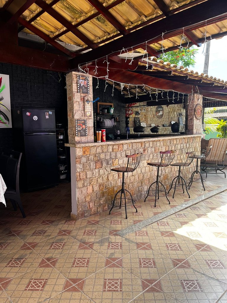 Casa duplex c/ praia particular.
