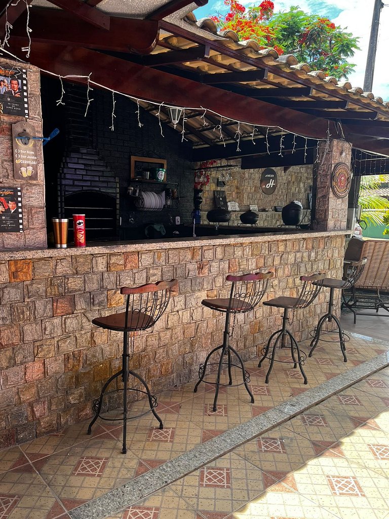 Casa duplex c/ praia particular.